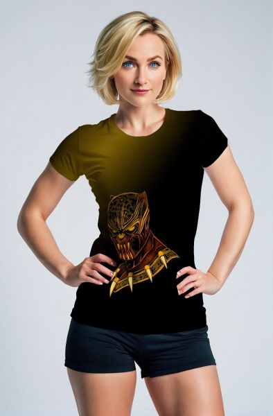 Black Panther Gold Power T-Shirt