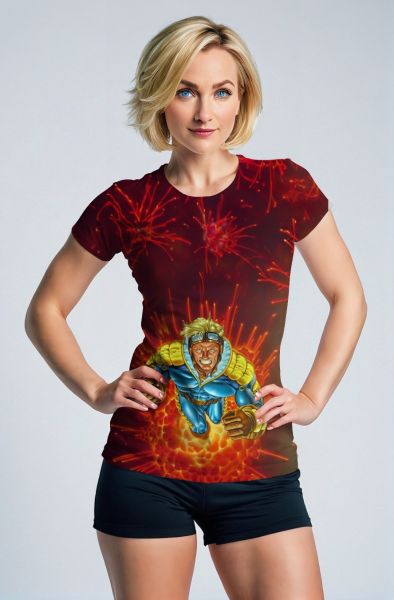 Dark Red Cannonball 1995 X-Men Ultra T-Shirt