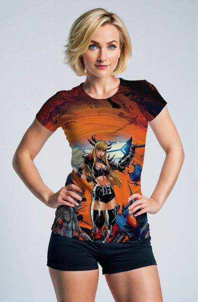 Illyana Rasputin / Magik Flame Strike T-shirt