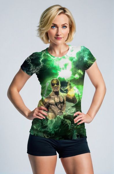 Danny Rand / Iron Fist Green & Yellow T-shirt