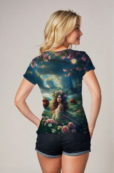 Taurus Zodiac Collection: The Earthly Queen Hoodie, Sweatshirt, Zip-Up, T-Shirt-T-Shirt