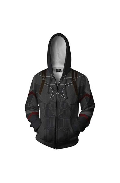 Captain America Unisex Captain America Marvel Inspired Hoodie