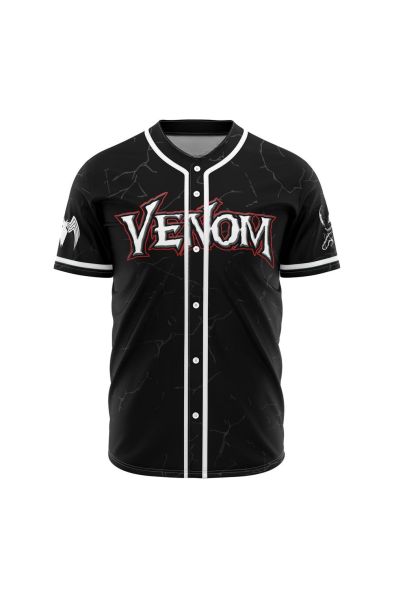 Venom Marvel Baseball Jersey