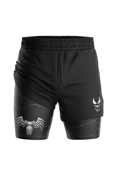 Venom Marvel Comics 2-in-1 Performance Shorts