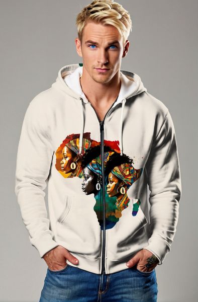 Unity in Diversity Sweatshirt - T-Shirts, Hoodies, Zip-Up Jackets, and Pullovers-Zip Up Hoodie