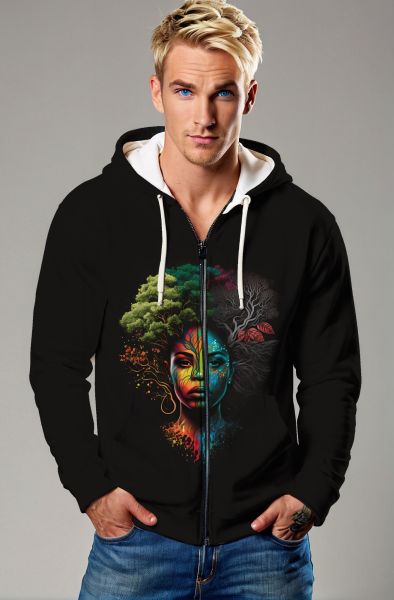 Roots of Resilience Sweatshirt - T-Shirts, Hoodies, Zip-Up Jackets, and Pullovers-Zip Up Hoodie