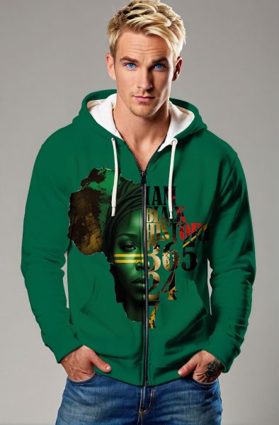 I Am Africa Sweatshirt - T-Shirts, Hoodies, Zip-Up Jackets, and Pullovers-Zip Up Hoodie