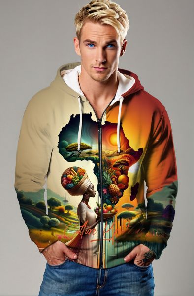  Harvest of Culture Sweatshirt - T-Shirts, Hoodies, Zip-Up Jackets, and Pullovers-Zip Up Hoodie