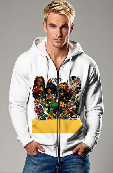 Freedom Vibes Sweatshirt - T-Shirts, Hoodies, Zip-Up Jackets, and Pullovers-Zip Up Hoodie