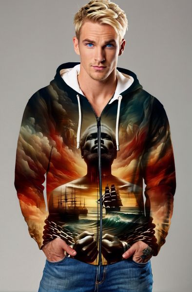 Odyssey of Identity Sweatshirt - T-Shirts, Hoodies, Zip-Up Jackets, and Pullovers-Zip Up Hoodie