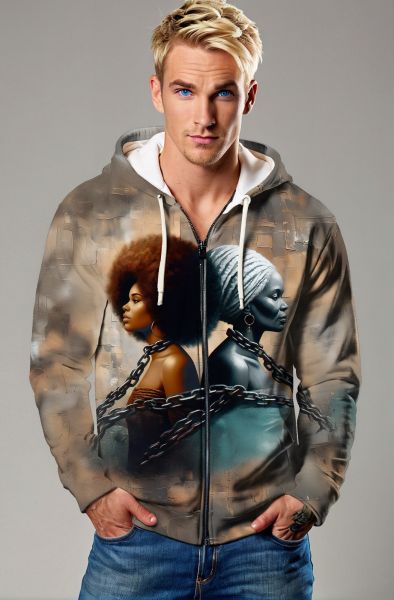 Breaking Chains Sweatshirt - T-Shirts, Hoodies, Zip-Up Jackets, and Pullovers-Zip Up Hoodie