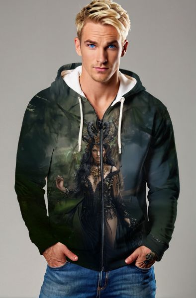 Aries Zodiac Collection: The Dark Phoenix Hoodie, Sweatshirt, Zip-Up, T-Shirt-Zip Up Hoodie