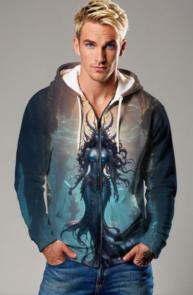 Aquarius Zodiac Collection: Ocean's Majesty - The Queen of the Deep Waters Hoodie, Sweatshirt, Zip-Up, T-Shirt