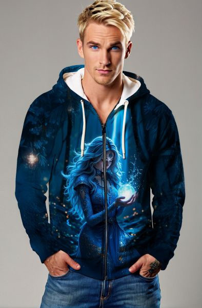 Cancer Zodiac Collection: The Cosmic Enchantress Hoodie, Sweatshirt, Zip-Up, T-Shirt
