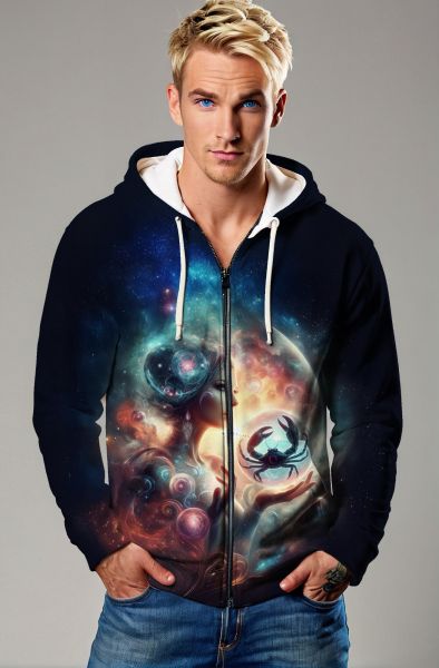 Cancer Zodiac Collection: The Lunar Majesty Hoodie, Sweatshirt, Zip-Up, T-Shirt