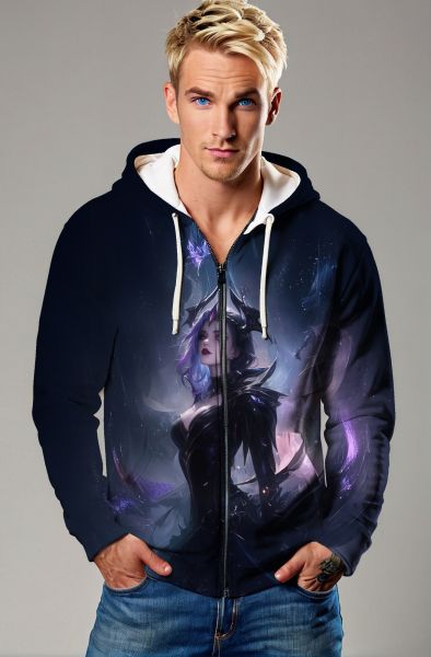 Capricorn Zodiac Collection: The Mystical Horned Sorceress Hoodie, Sweatshirt, Zip-Up, T-Shirt