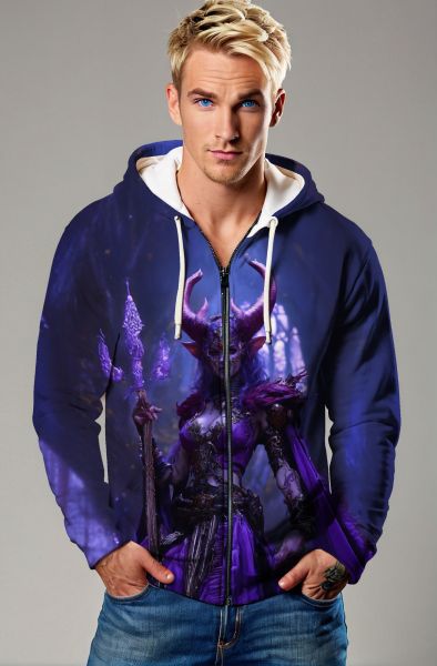 Capricorn Zodiac Collection: The Divine Magician Hoodie, Sweatshirt, Zip-Up, T-Shirt-Zip Up Hoodie