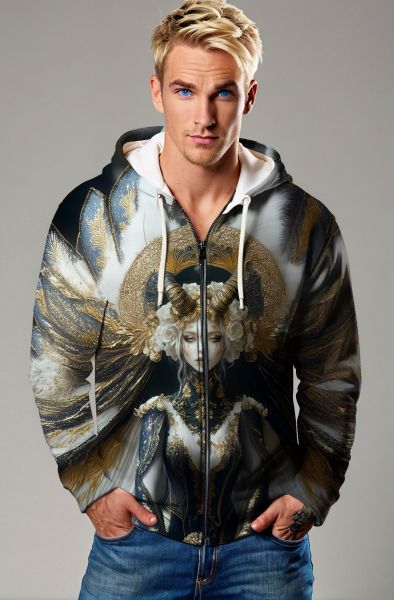 Capricorn Zodiac Collection: The Celestial Queen Hoodie, Sweatshirt, Zip-Up, T-Shirt