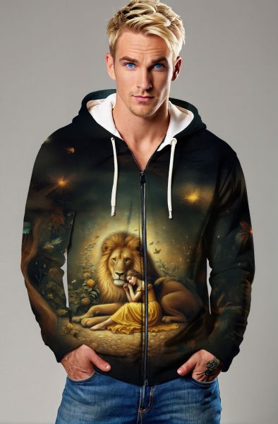 Lioness of the Golden Dawn: The Heart of the Wild Hoodie, Sweatshirt, Zip-Up, T-Shirt