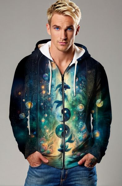 Cosmic Fish: The Yin and Yang of Pisces Hoodie, Sweatshirt, Zip-Up, T-Shirt