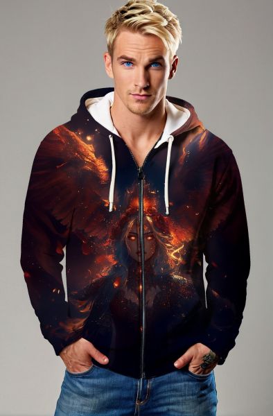 Scorpio Zodiac Collection: Dark Scorpio Empress Hoodie, Sweatshirt, Zip-Up, T-Shirt-Zip Up Hoodie