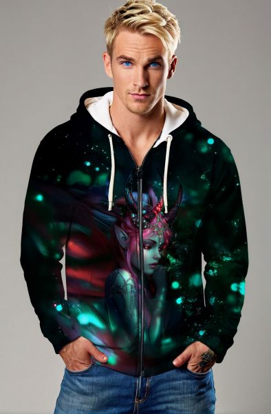 Taurus Zodiac Collection: The Earthly Majesty Hoodie, Sweatshirt, Zip-Up, T-Shirt-Zip Up Hoodie