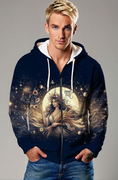 Virgo Zodiac Collection: The Earth Guardian Hoodie, Sweatshirt, Zip-Up, T-Shirt