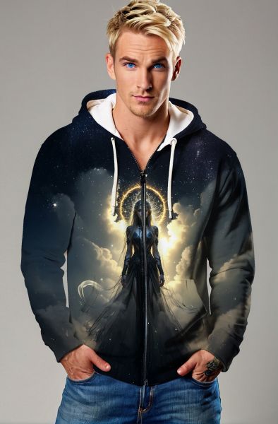 Virgo Zodiac Collection: The Divine Alchemist Hoodie, Sweatshirt, Zip-Up, T-Shirt-Zip Up Hoodie
