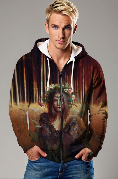 Virgo Zodiac Collection: The Forest Whisperer Hoodie, Sweatshirt, Zip-Up, T-Shirt