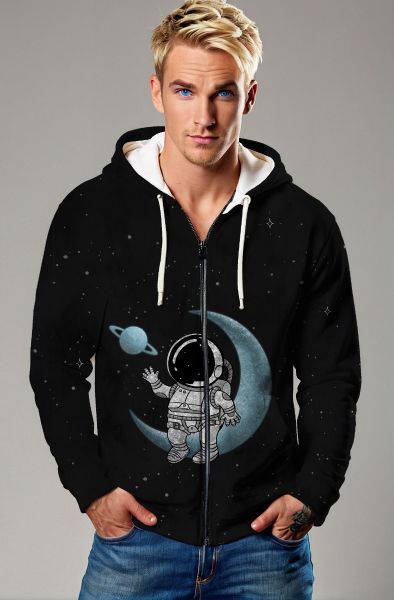 Space Kid Zip Hoodie – Dark Sky Delight Edition