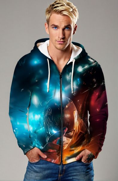 DC The Flash Zip-Up Hoodie – Speed Force Edition