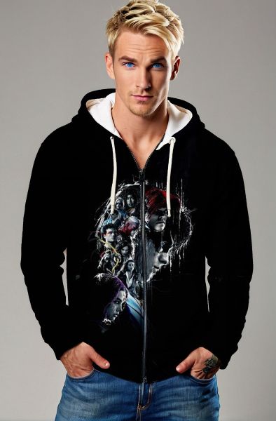 Titans Dark Silhouette Zip-Up – Nightfall Legends