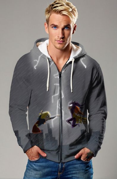 Chibi Clash Zip-Up – Lightning Duel Edition