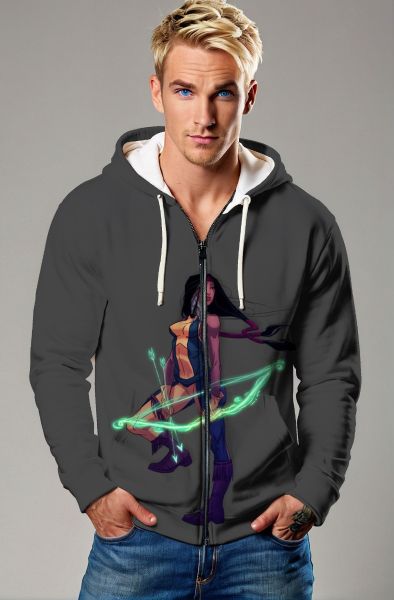 Product Name: Danielle Moonstar Zip-Up Hoodie