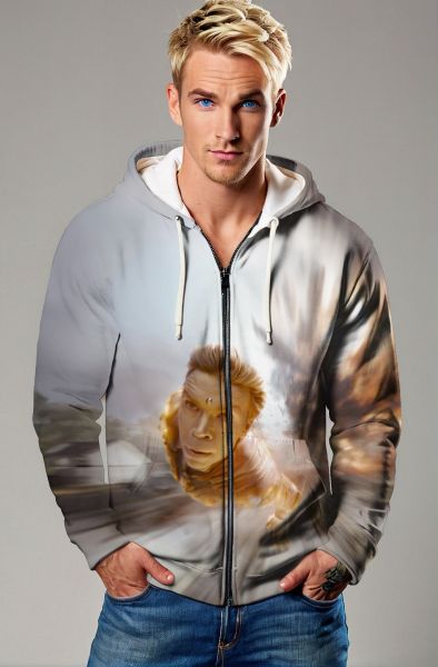 Product Name: Adam Warlock Cosmic Power Zip-Up Hoodie