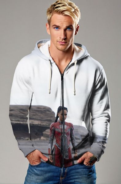 The Makkari Zip-Up Hoodie is a versatile, high-quality hoodie perfect for fans of the Eternals