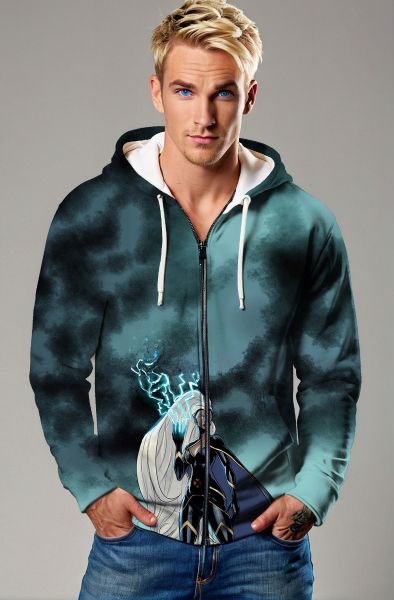 Ororo Munroe / Storm Zip-Up Hoodie - Goddess of the Weather