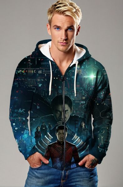 Shang-Chi Zip-Up Hoodie - Wear the Power of the Ten Rings