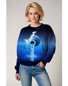 Aquarius Spirit Blue Unisex Sweatshirt