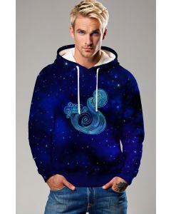 Aquarius Guardian Unisex Galaxy Blue Hoodie