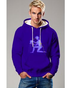 Aquarius Guardian Hephaestus Unisex Hoodie in Vibrant Purple