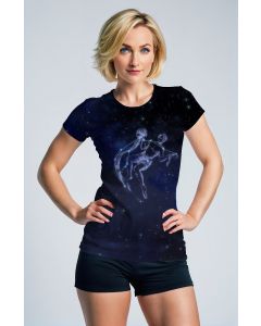 Aquarius Guardian Starlight Hephaestus Unisex T-shirts in Blue