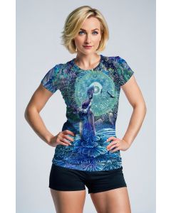 Aquarius Guardian Unisex T-Shirts in Blue Garden Essence