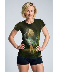 Alcmene Goddess Aquarius Green Unisex T-Shirts