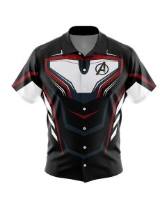 Avengers Marvel Button Up Hawaiian Shirt