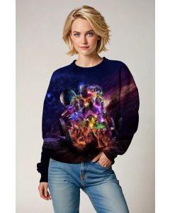 Dark Purple‑Blue Avengers Infinity War Sweatshirt