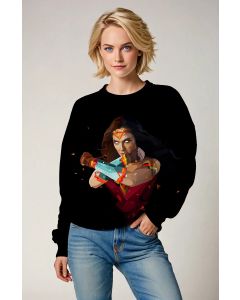 Warrior Spirit Crewneck Sweatshirt – Geometric Wonder
