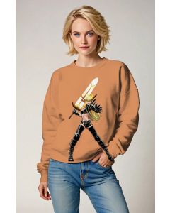 Illyana Rasputin / Magik Camel Brown Crewneck Sweatshirt