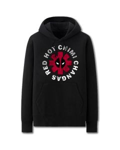 Solid Color Super Hero Deadpool Icon Super Cool Deadpool Hoodie Solid