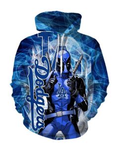 Pullover Blue Deadpool Los Angeles Dod Hoodie Blue